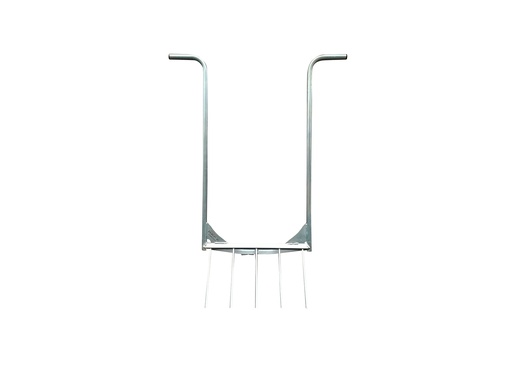 [1315368] Broadfork DE PYPERE lacquered steel 52 cm, 5 straight tines, with handles