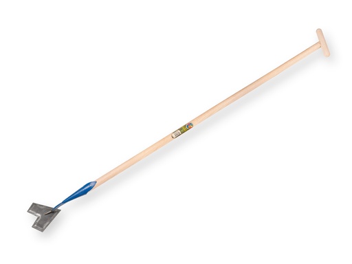 [1016778] Dutch hoe weeder DE WIT 14 cm, with ATLAS handle 170 x 3.0 cm and through-mount T-grip