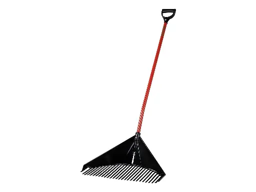 [837015] Golden Gark XXL red 28 tines 61 cm, bent aluminium handle and D-handle (unassembled)