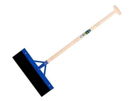 [970345] Bitumen scraper ATLAS 50 cm with ash wood handle 100 cm and through-mount T-grip