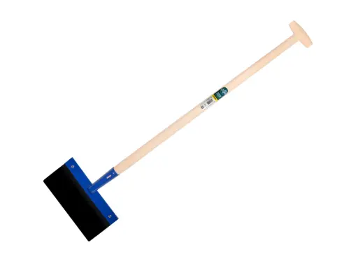 [970355] Bitumen scraper ATLAS 30 cm with ash wood handle 100 cm and through-mount T-grip