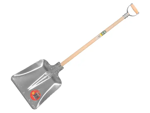 [790074] Ballastschop PROFI aluminium nr 9, Duits model, bladmaat 38 x 38 cm, met ATLAS YD-steel 110 cm